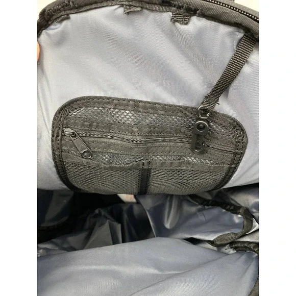 Adidas Black Silver Estadio Backpack Bookbag NEW - Picture 11 of 14